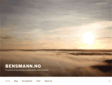 Tablet Screenshot of bensmann.no